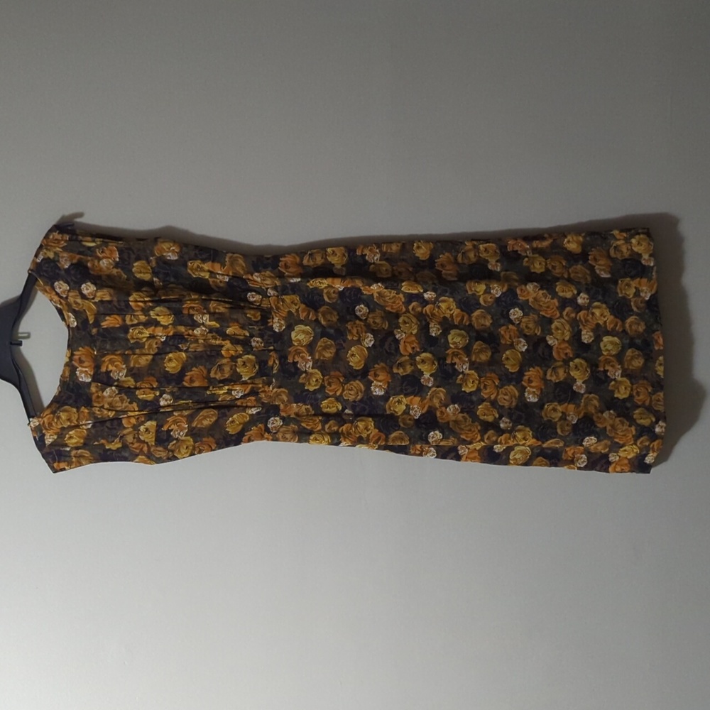Vintage 60s Floral Dress - Size: Approx. Medium - Manford